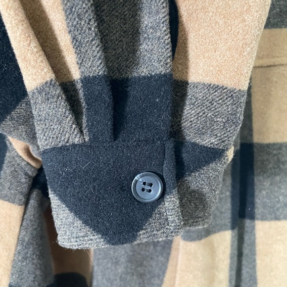 NWOT. Woolx Plaid Wool Blend Jacket in new condition. Size L - Picture 7 of 9